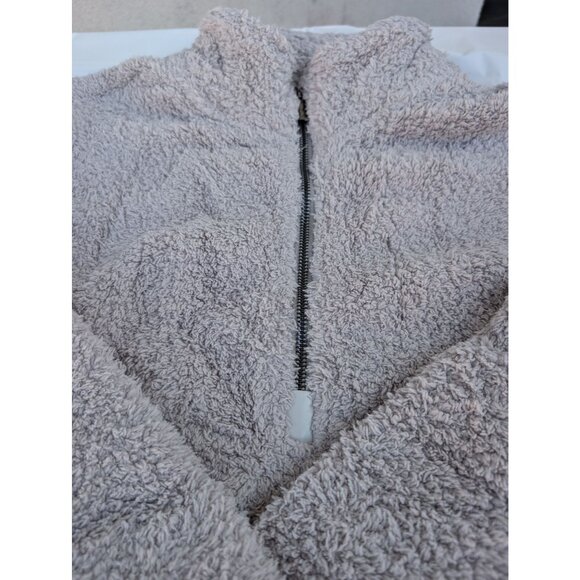 DYI Women's Tranquil 1/2 Zip Fuzzy Fleece Sweater Steel Grey Size Small - Picture 5 of 7